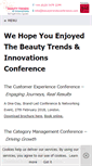 Mobile Screenshot of beautytrendsconference.com